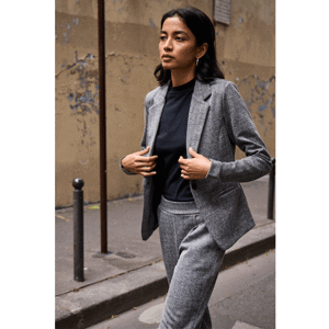 Ichi Herringbone Kate Blazer